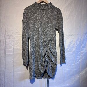 Xhilaration Gray Long Sleeve Dress